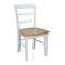 International Concepts 30 in. x 48 in. Solid Wood Dining Table with 4 Chairs K01-3048-C02-2-4 - alternate 4